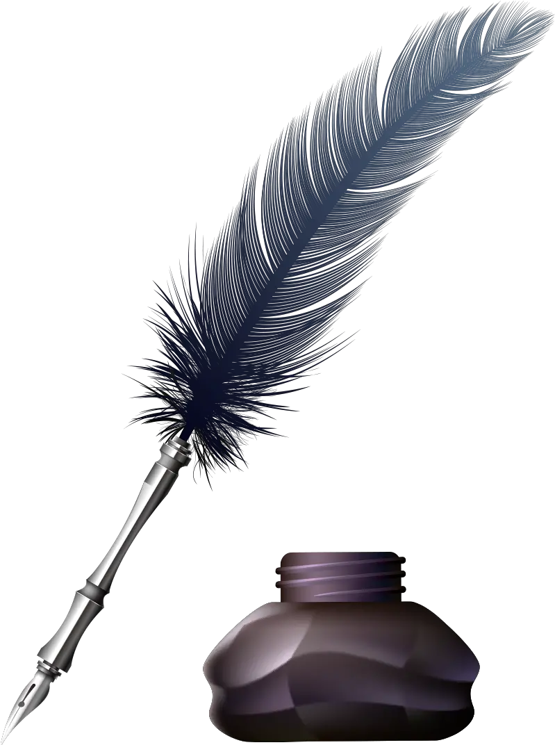  Download Inkwell Pen Png Image For Free Feather Ink Pen Png Quill Pen Png