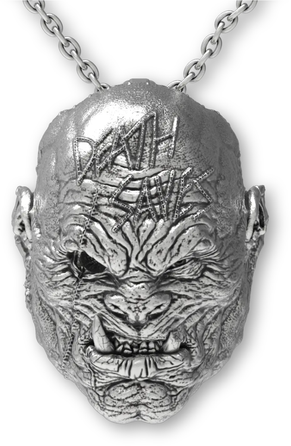  Orc Pendant Silver Fictional Character Png Orc Icon