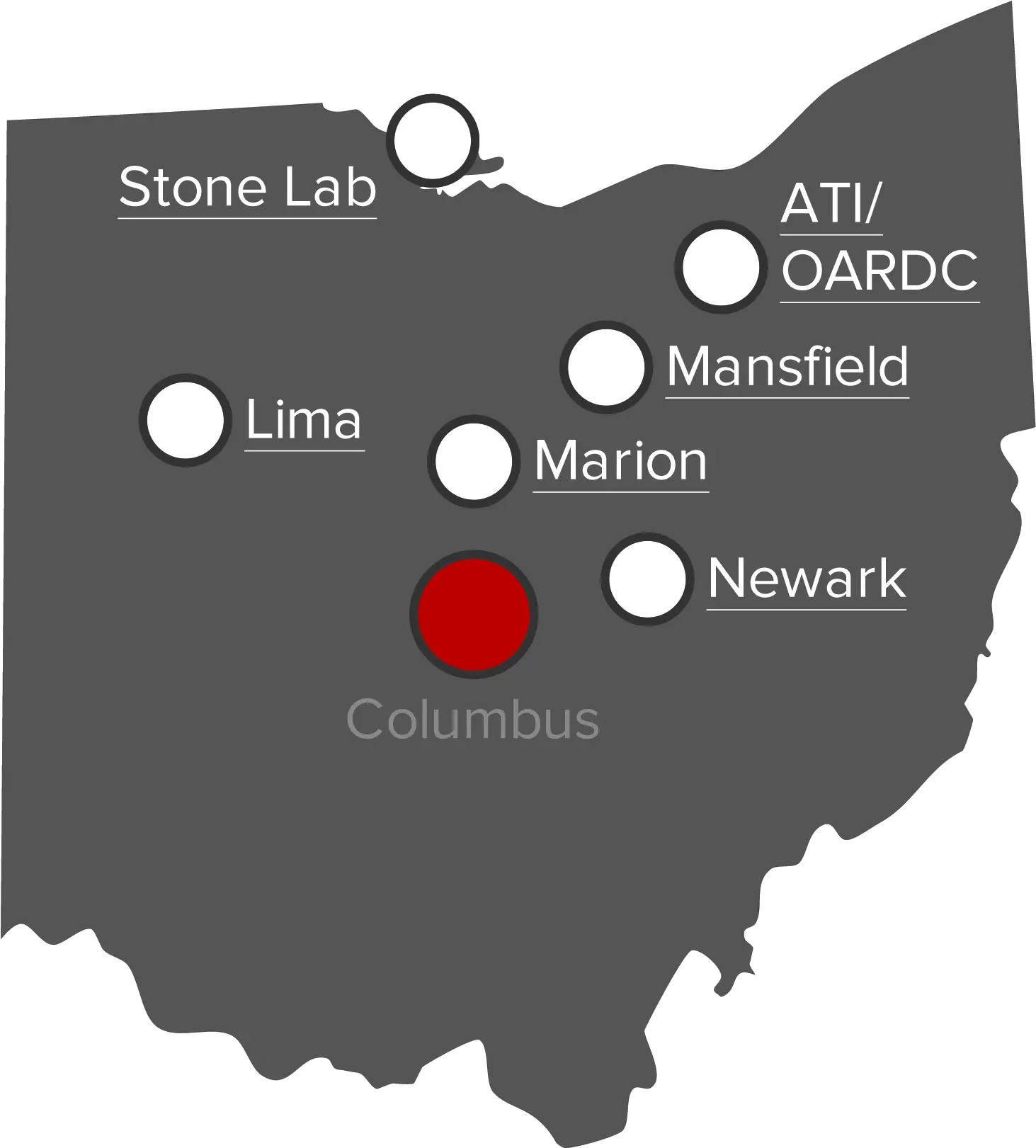  The Ohio State University Ohio State University Location Png Ohio Png