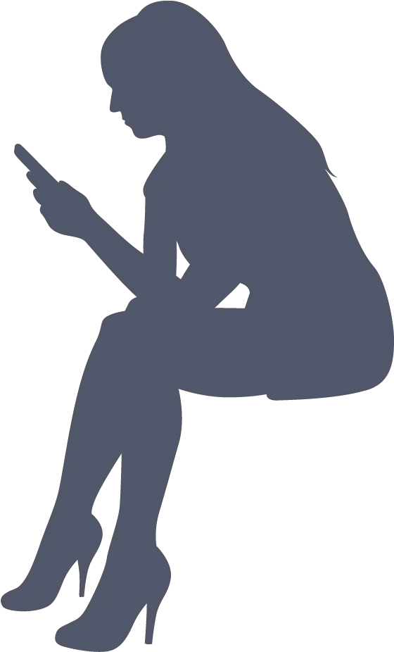  Woman Sitting Silhouette Png Silhouette Sitting Silhouette Png