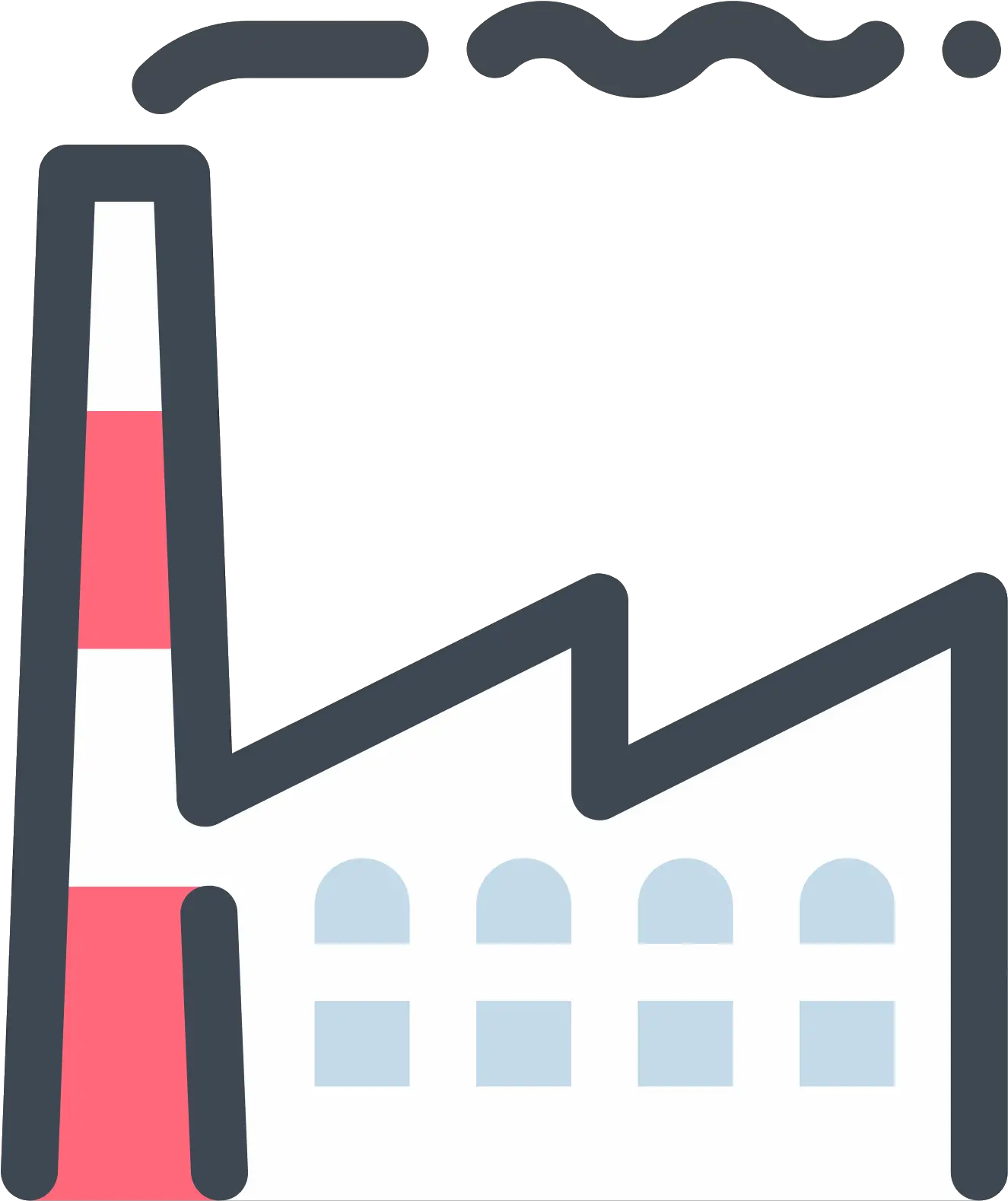  Factories Clipart Industry Profile Usine Png Factory Icon Png