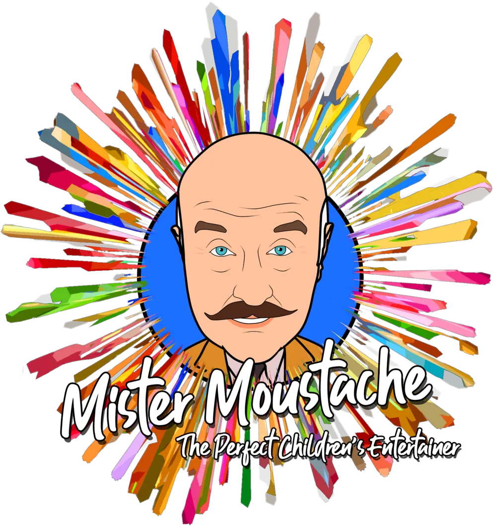  Mister Moustache The Perfect Childrenu0027s Entertainer U2014 Magic Graphic Design Png Burst Png