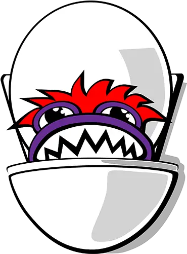  Ucanpoo U2013 Potty Monster Clip Art Pzign Dot Png Sharp Teeth Png