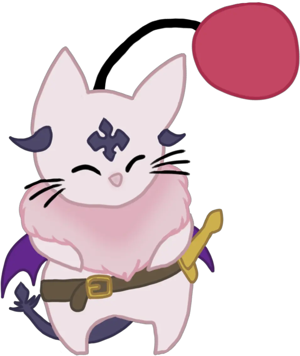  Mognet U2014 First A Namazu And Now Moogle Amaeris Is Cartoon Png Moogle Png