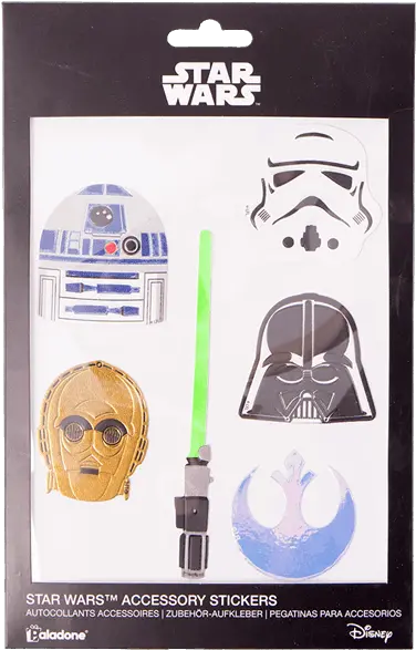  Star Wars Characters Vinyl Stickers 6pack Star Wars Png Star Wars Characters Png