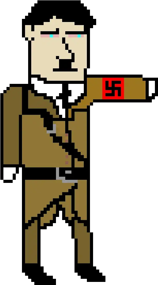  Hitler Pixel Art Maker Minecraft Pixel Art Hitler Png Hitler Png