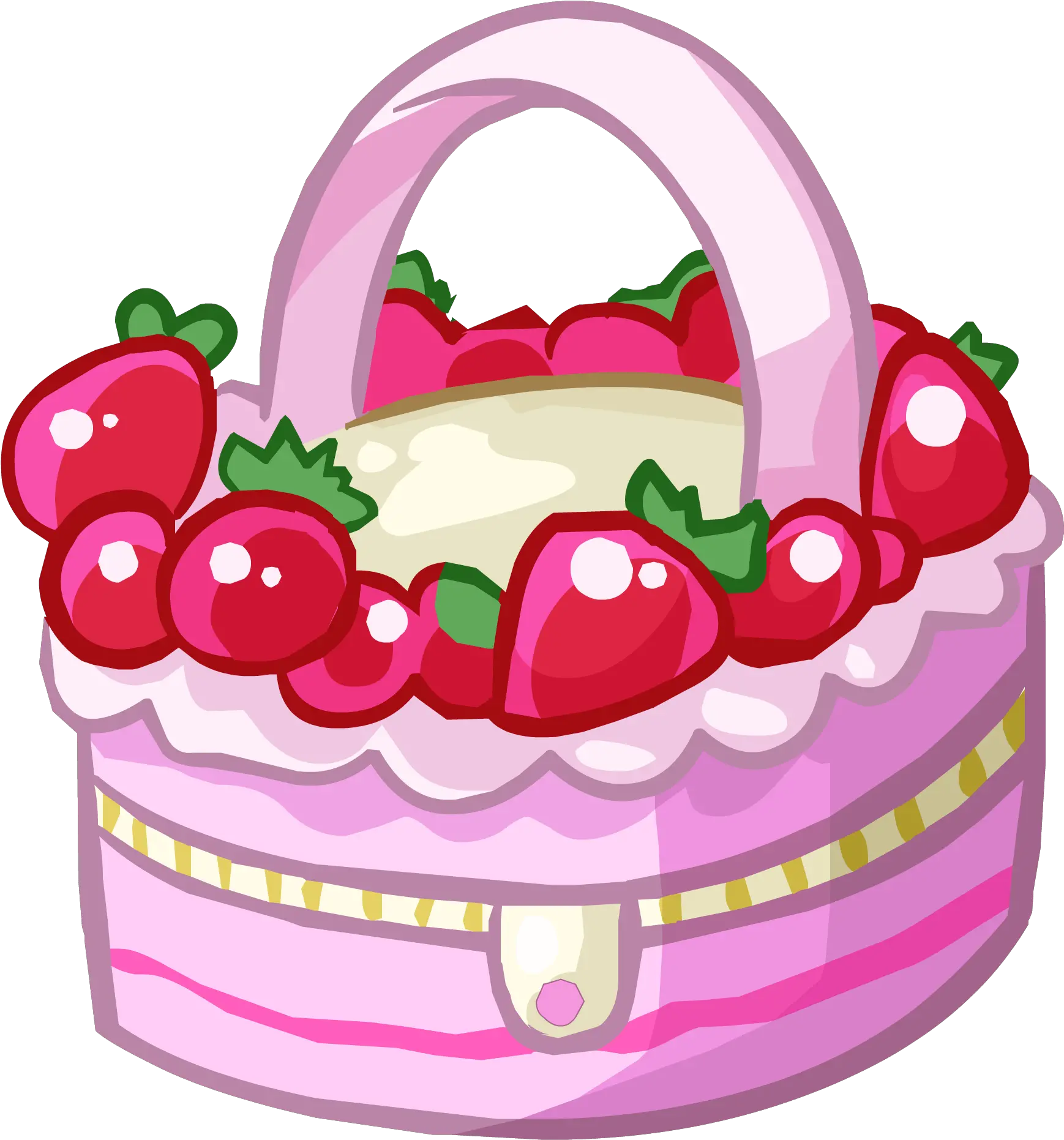  Download Strawberry Cake Purse Icon Strawberry Cake Png Purse Icon