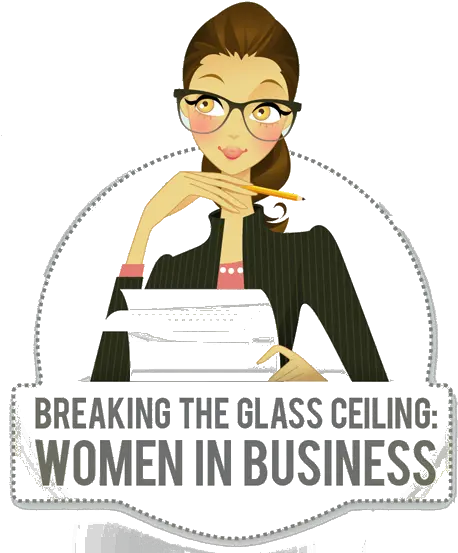  Download Vector Transparent Women Entrepreneurs The Age Of Women In Business Infographic Png Glass Breaking Png