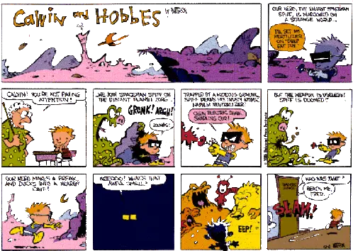  Calvin Hobbes Comic Strips Calvin And Hobbes Strip Color Png Calvin And Hobbes Transparent