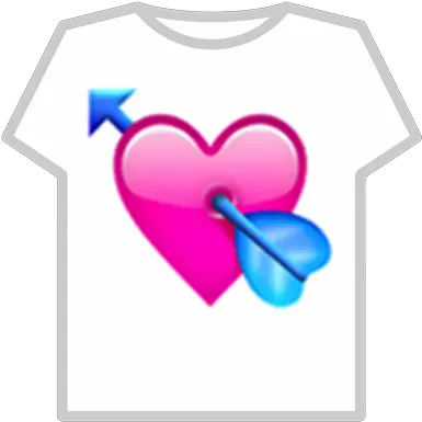  Arrow In Heart Emoji Roblox Emoji De Corazon Con Flecha Png Pink Heart Emoji Png