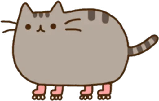  Cat Pusheen Roller Skating Quad Skates Harry Potter Pusheen Gifs Png Pusheen Cat Png