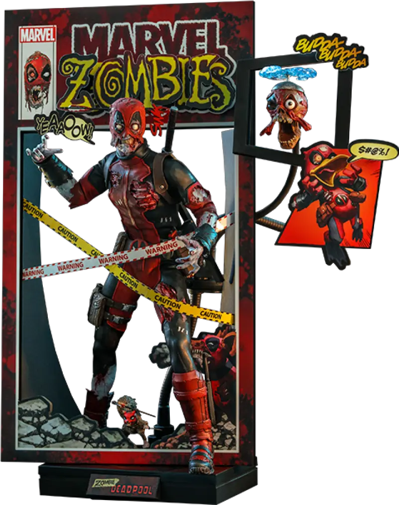  Hot Toys Zombie Deadpool Sixth Scale Figure Deadpool Zombie Figure Png Chi Chi Icon Dragon Ball