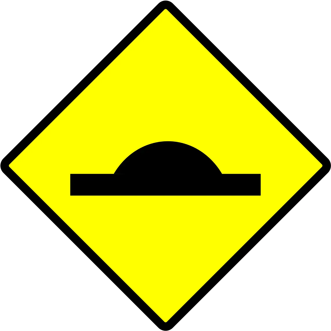  Fileindonesia New Road Sign 3fpng Wikimedia Commons Warning Sign Traffic Rules Hazard Sign Png