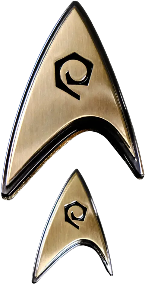  Enterprise Operations Badge And Pin Set From Quantum Mechanix Star Trek Badge Pin Png Tos Icon