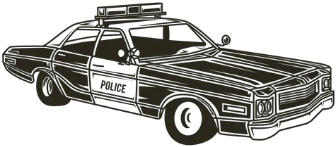  Transparent Png Svg Vector File Automotive Paint Police Car Transparent