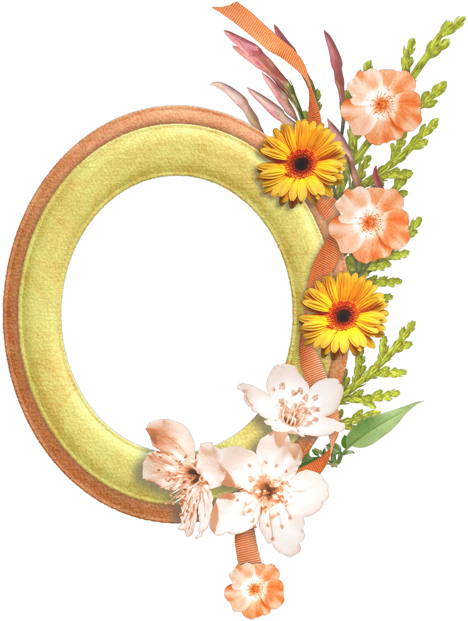  Download Flower Oval Frame Png Image With No Background Funeral Frames For Flowers Oval Frame Png