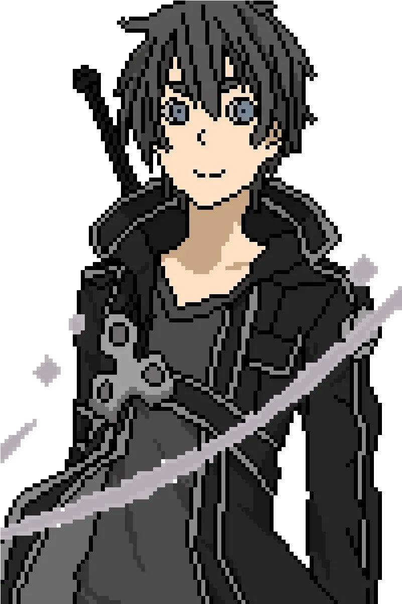  Pixilart Kirito Sao By Illusionist7713 Kirito Guapo Png Kirito Png