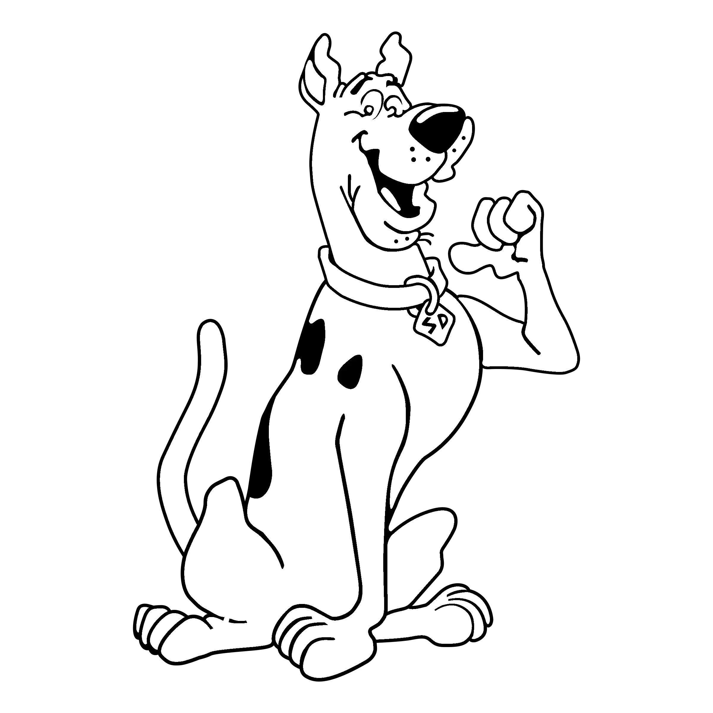  Download Scooby Doo Logo Black And Black And White Scooby Doo Png Scooby Doo Png