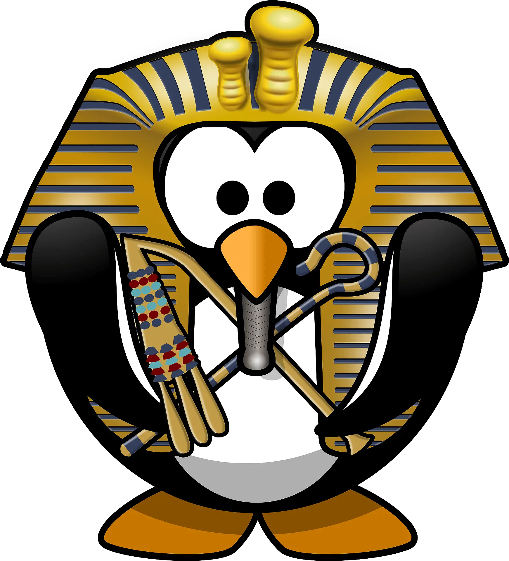  Download Free Png Tut Ankhpenguin Dlpngcom Egyptian Penguin Ankh Png