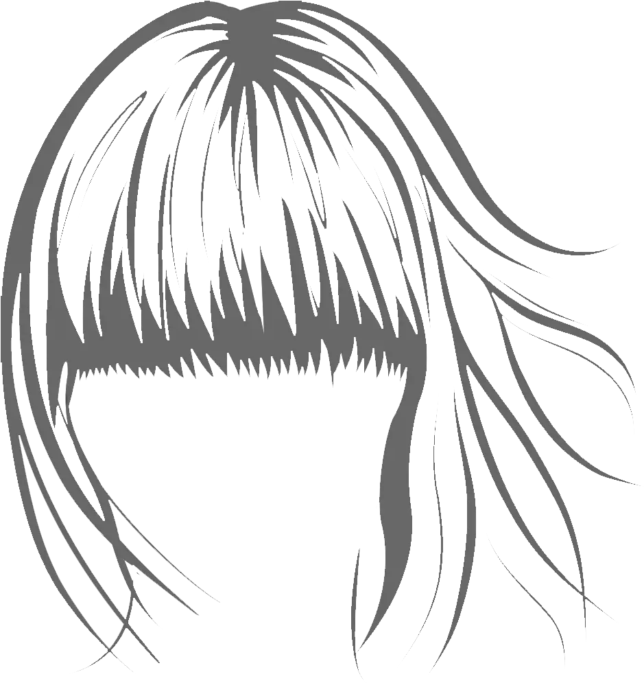  Jpg Royalty Free Download Bangs Drawing Vector Art Hair Bangs Png Bangs Png