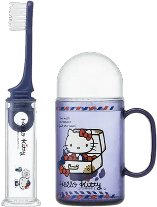  Hello Kitty Kids Toothbrush Set Hello Kitty Sanrio Png Hello Kitty Transparent