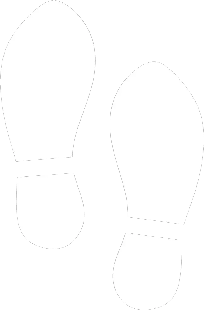 Download Hd Shoe Print Silhouette By White Shoe Print Png Shoe Print Png
