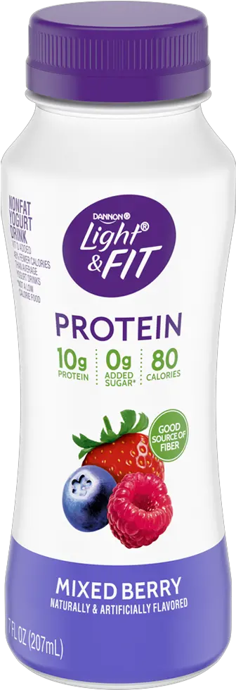  Protein Smoothies Light U0026 Fit Dannon Light Fit Yogurt Drinks Png Smoothies Png