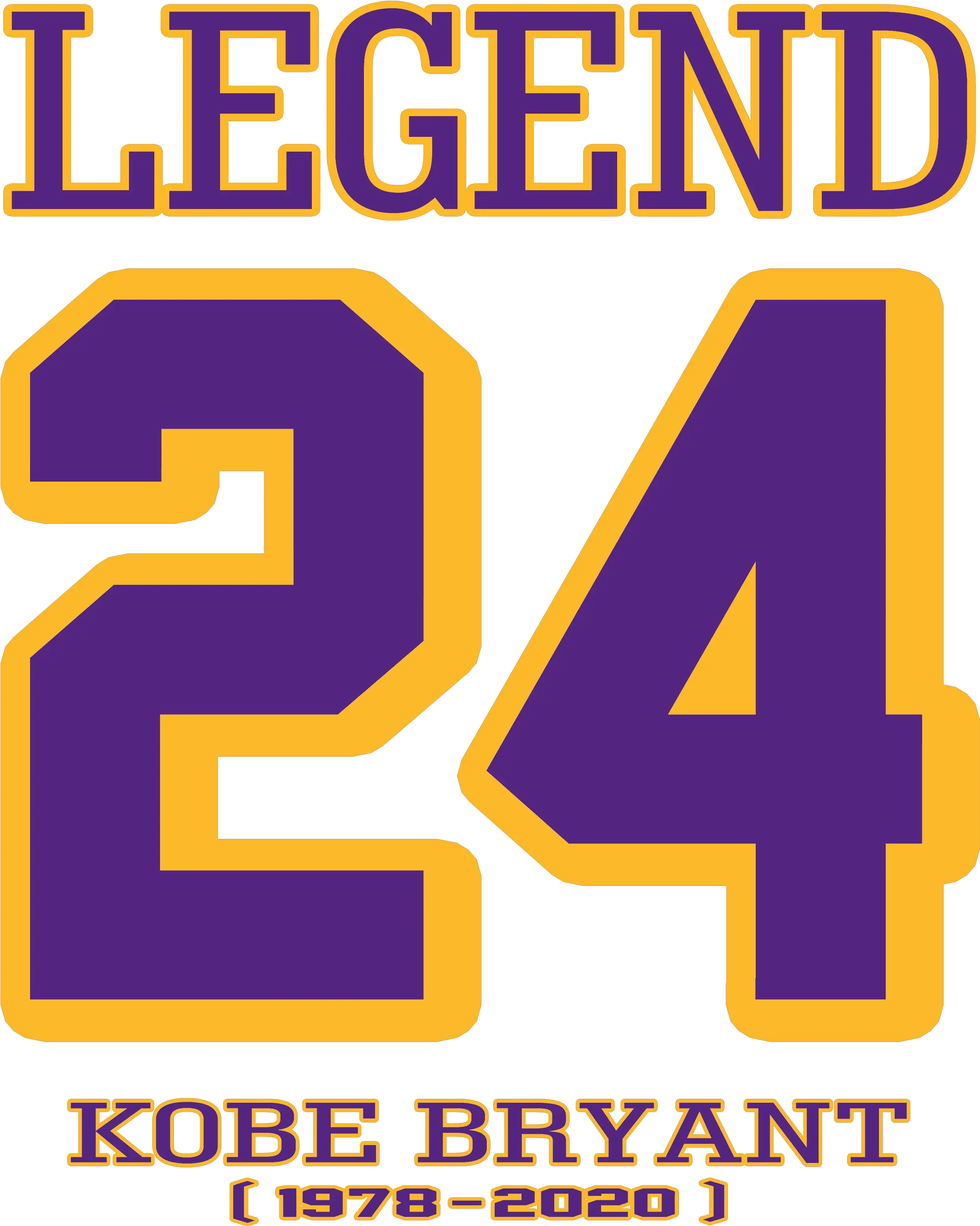  Rip Kobe Bryant Tshirt Number Kobe 24 Png Kobe Logo Png