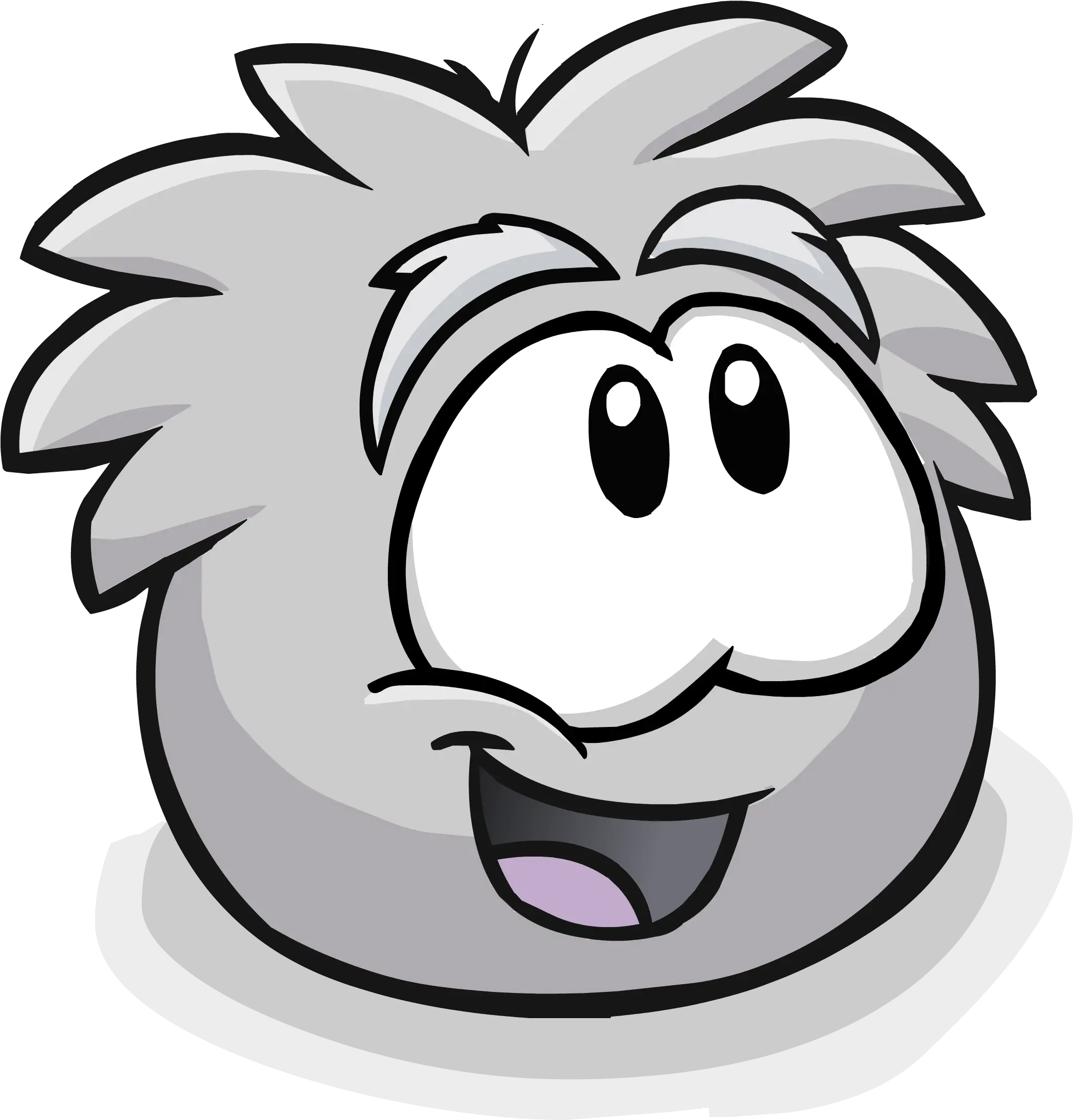  Grey Puffle Club Penguin Rewritten Wiki Fandom Clip Art Png Eyebrow Png