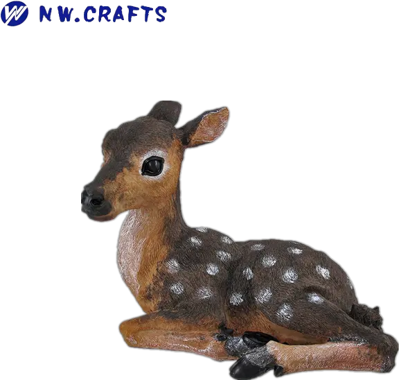  Fawn Baby Deer Garden Outdoor Statue Resin Deer Garden Statue Png Baby Deer Png