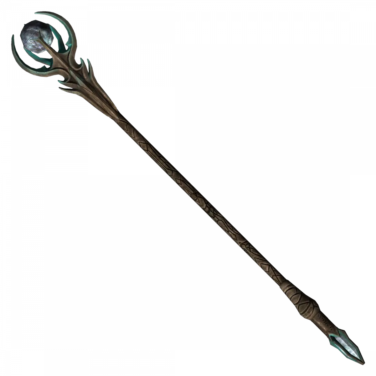  Staff Of Magnus Item Skyrim Wiki Crop Horse Png Staff Png