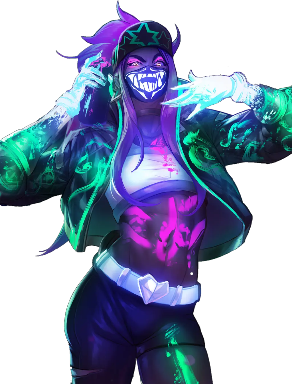  Kda Sticker By Eren Jaeger League Of Legends Akali 4k Png Eren Jaeger Transparent