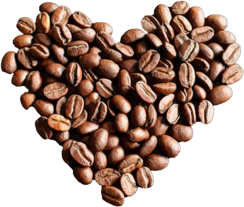  Coffe Heart Png Clipart Grãos De Café Coração Png Coffe Png