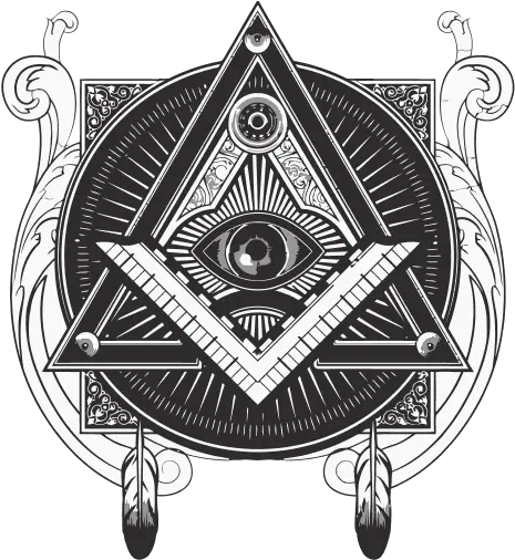  Eye Of Providence Freemasonry Symbol Illuminati Horus Símbolos Cabalísticos Png Eye Of Horus Png