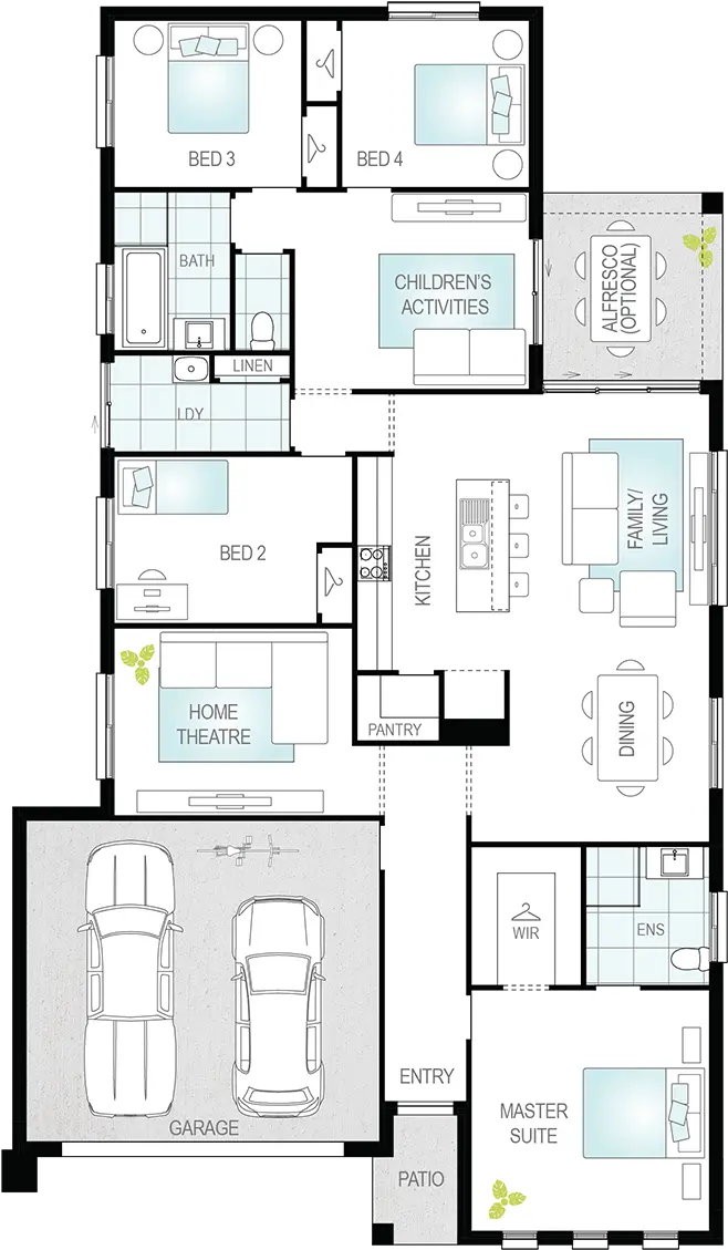  Delorean Mcdonald Jones Homes Floor Plan Png Delorean Png