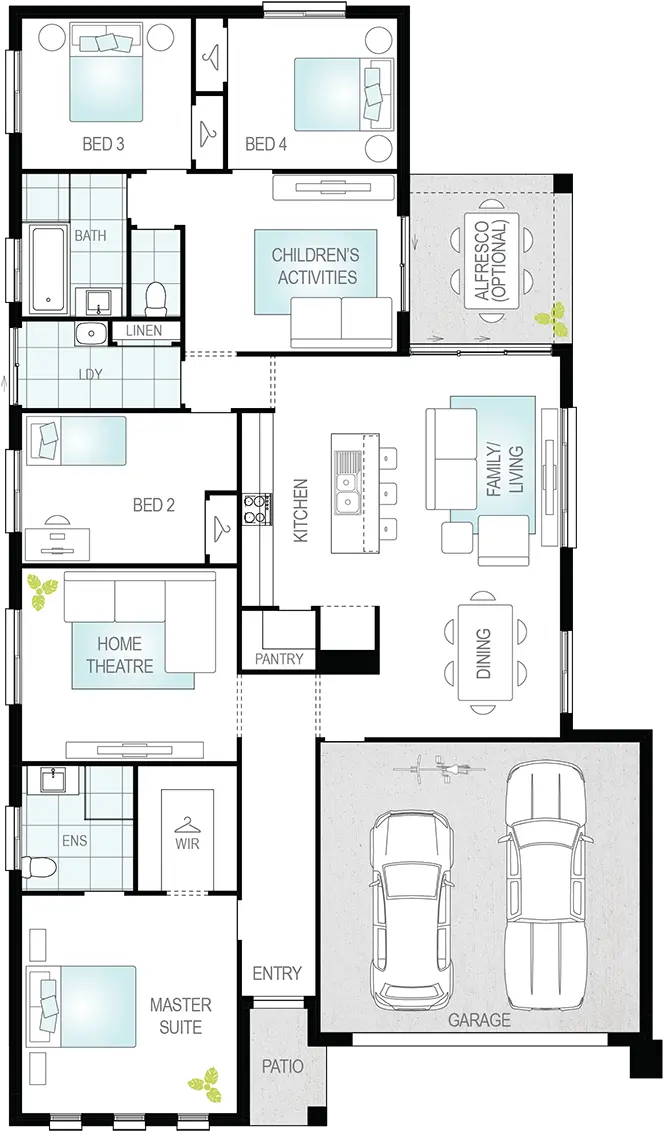  Delorean Mcdonald Jones Homes Floor Plan Png Delorean Png