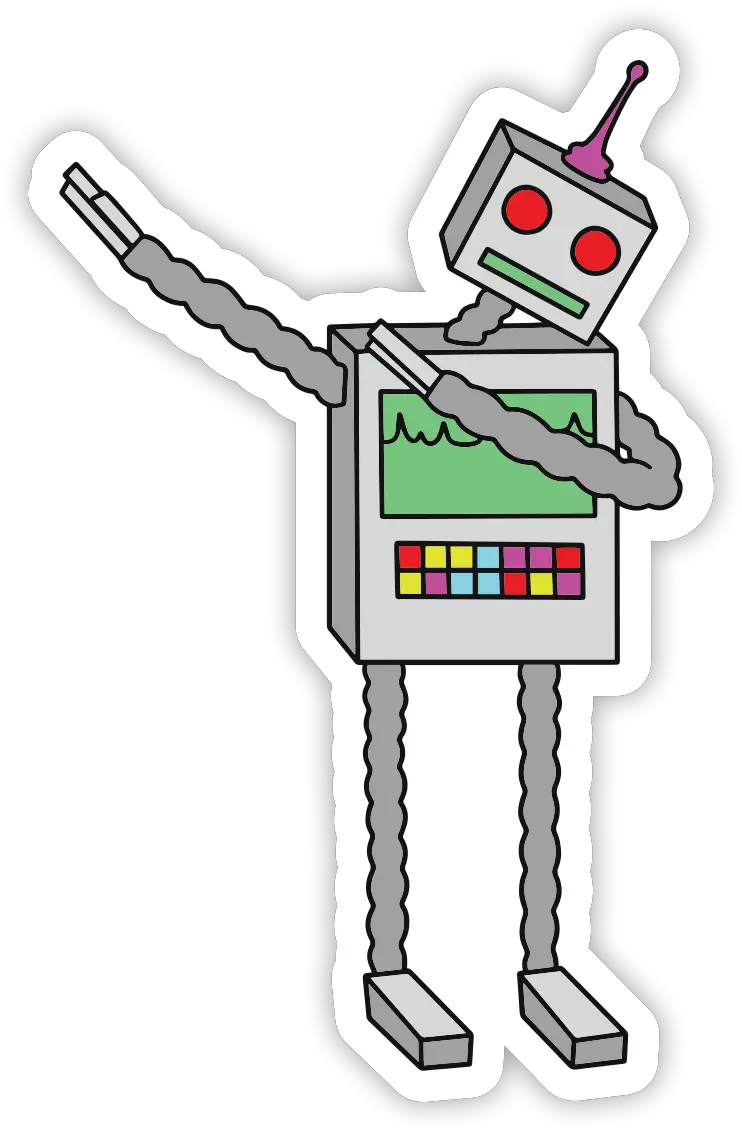  Robot Dab Sticker Robot Dab Png Dab Png