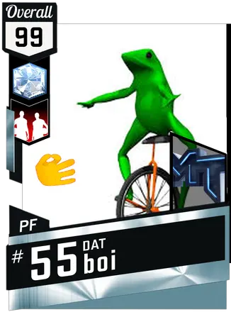  Dat Boi Basketball Player Card Png Dat Boi Transparent