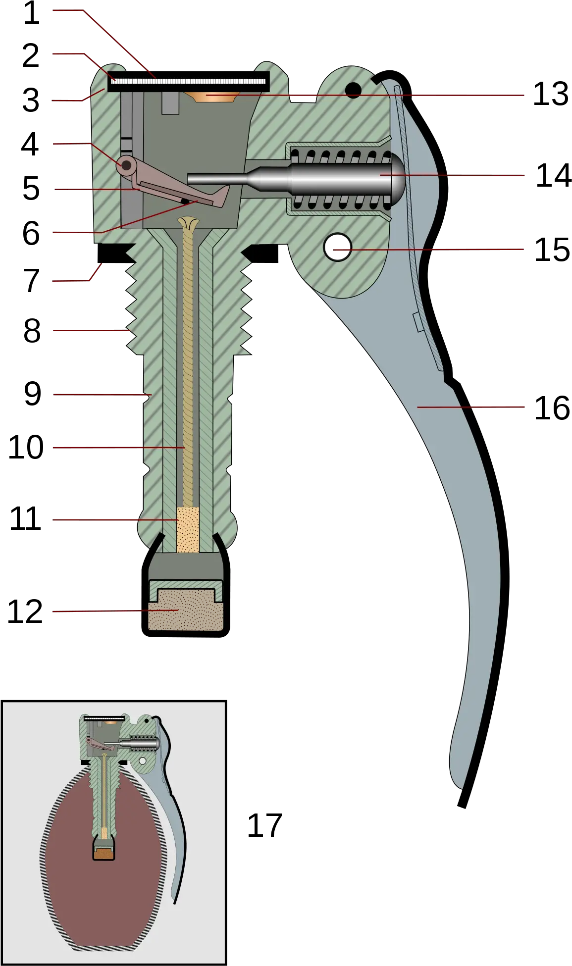  Military Technology Wikipedia Grenade A Main Png Grenade Transparent Background