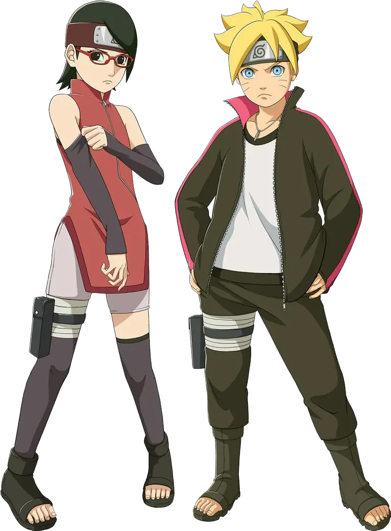  Render Boruto E Sarada Sarada Uchiha Png Boruto Png