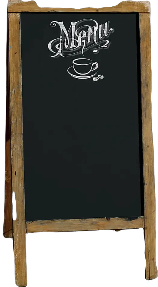  Consession Stand Utimeplus Papan Tulis Cafe Png Chalk Board Png