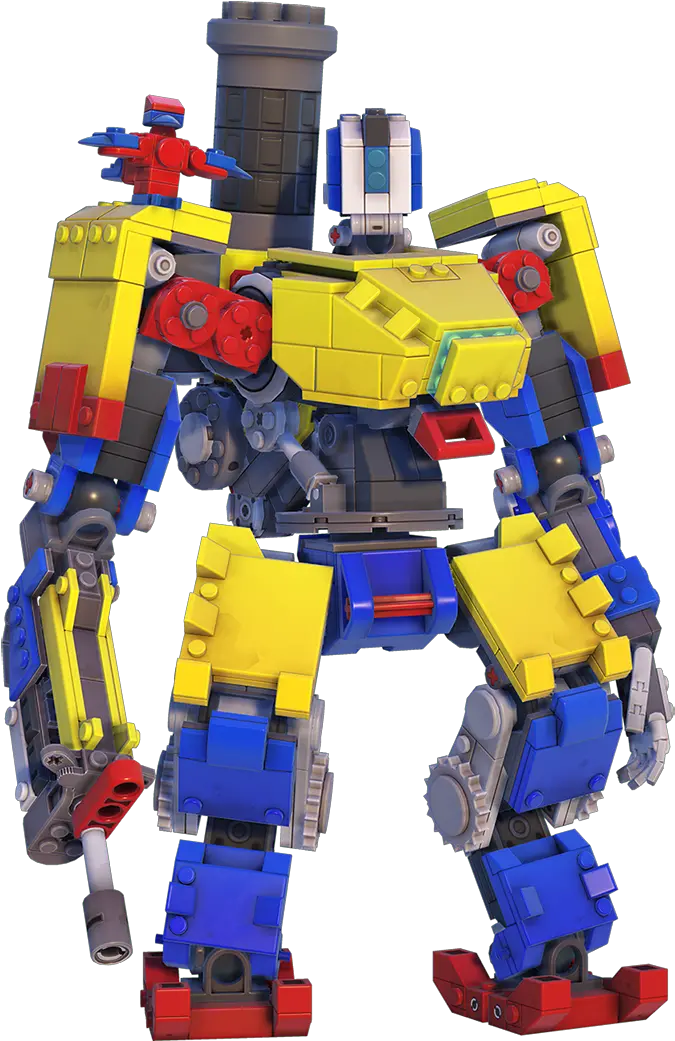  Lego Overwatch Bastions Brick Overwatch Bastion Brick Skin Png Bastion Png