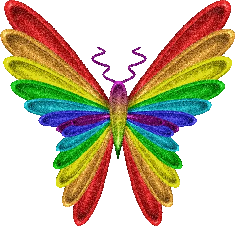  Flying Butterfly Gif Happy Birthday Rainbow Butterfly Png Butterfly Gif Transparent