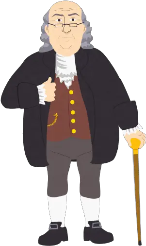  Benjamin Franklin Cartoon Png Benjamin Franklin South Park Benjamin Franklin Png