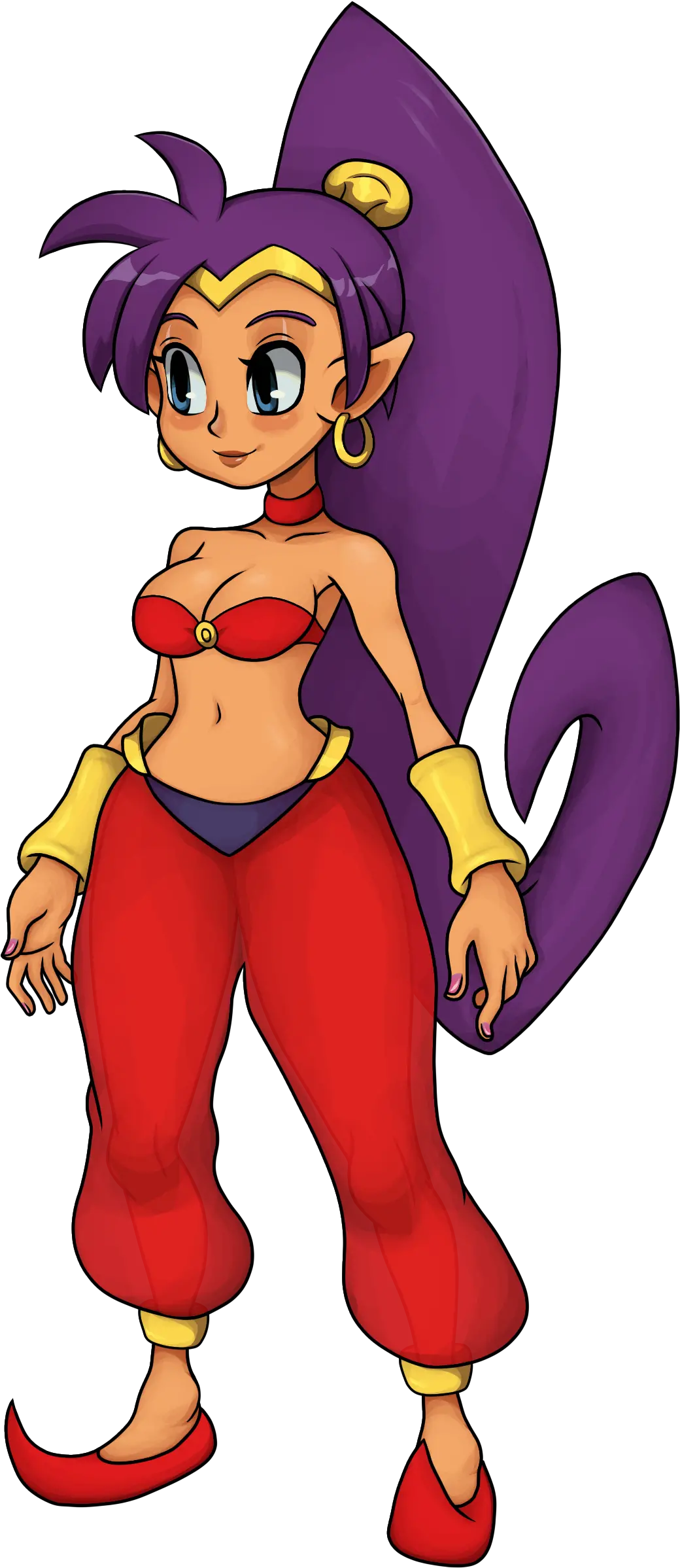  I Made Shantae In The Skullgirls Style Png Valentine Icon