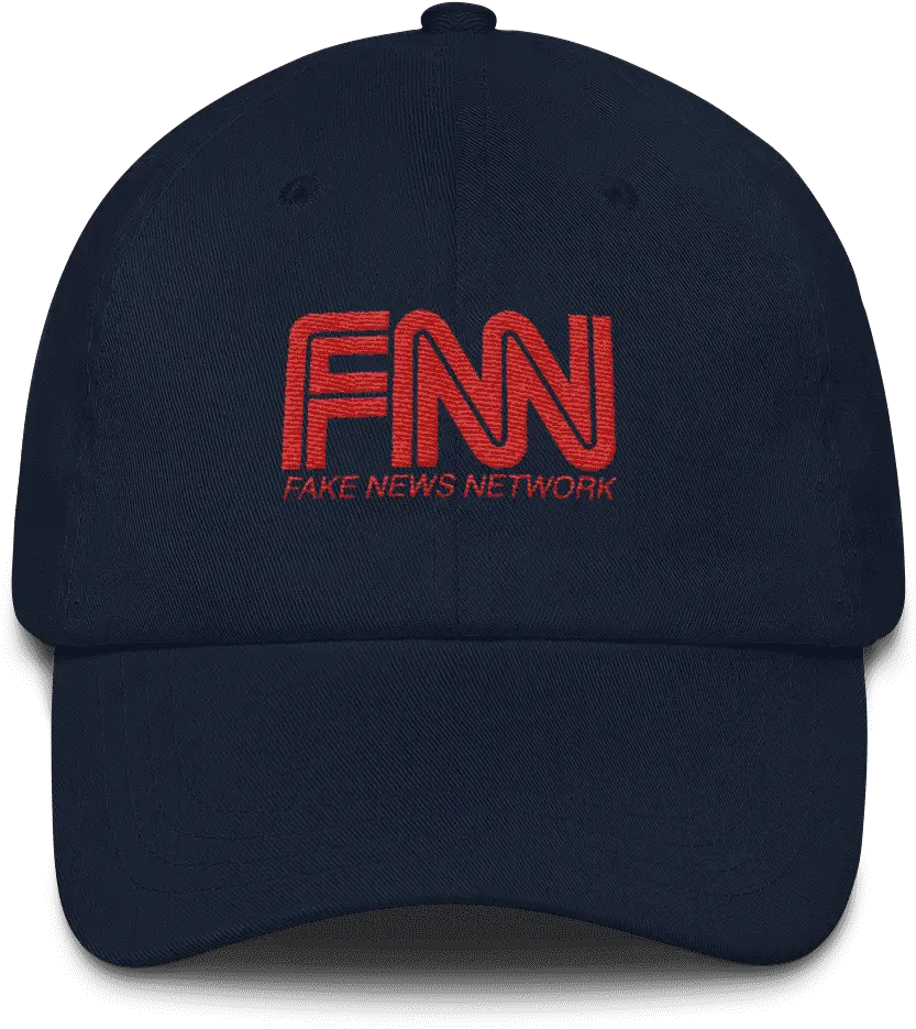  Fake News Dad Hat For Baseball Png Cnn Fake News Logo