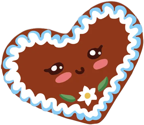  Kawaii Character Oktoberfest Cookie Girly Png Kawaii Heart Png