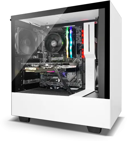  Nzxts New Prebuilt Pcs Are Slick With Nzxt Streamer Pc Png Transparent Computer Case