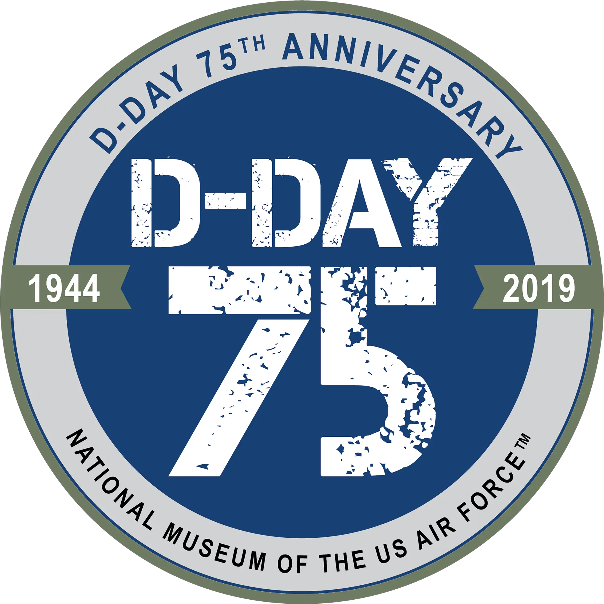  D Day 75th Anniversary Logo Circle Png Fn Logo