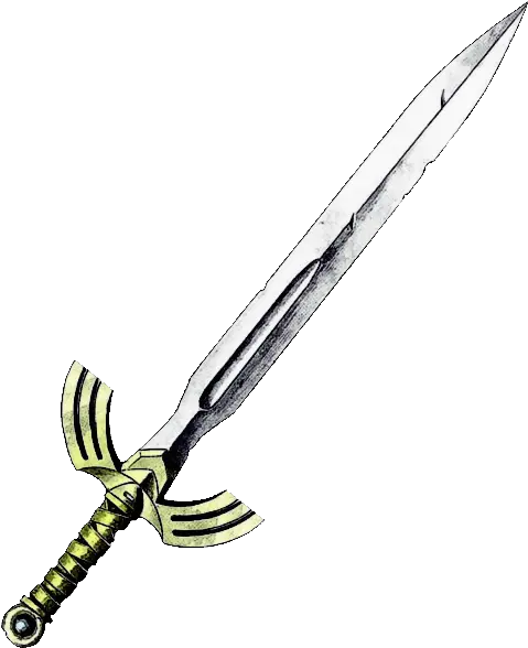  Koholint Sword Awakening Seashell Sword Png Master Sword Transparent